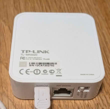 Photo of free TP Link travel portable router (W7) #2
