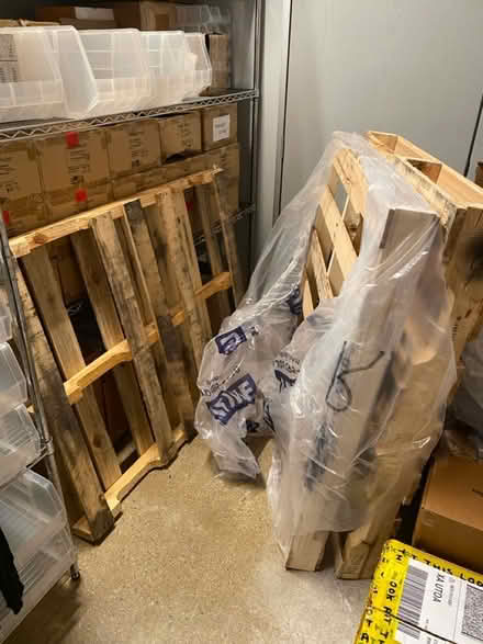 Photo of free 3 wood pallets (Chelsea) #1