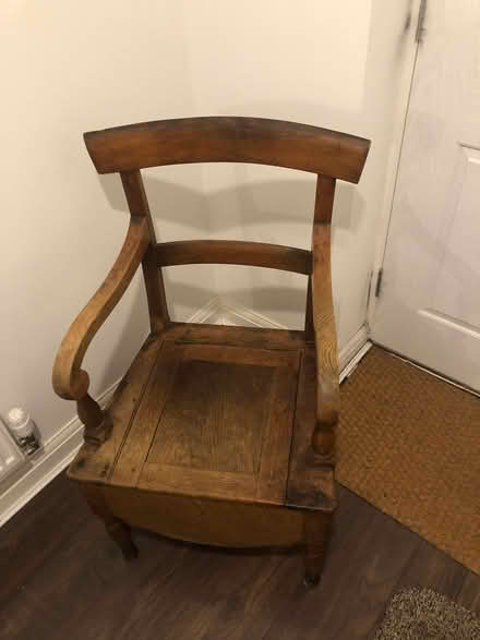 Photo of free Antique wooden chair commode (Canton CF11) #2