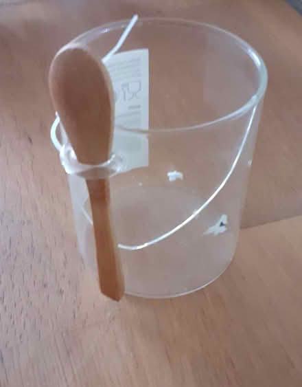 Photo of free 3 Glass storage jars with lids (Enfield EN2) #2