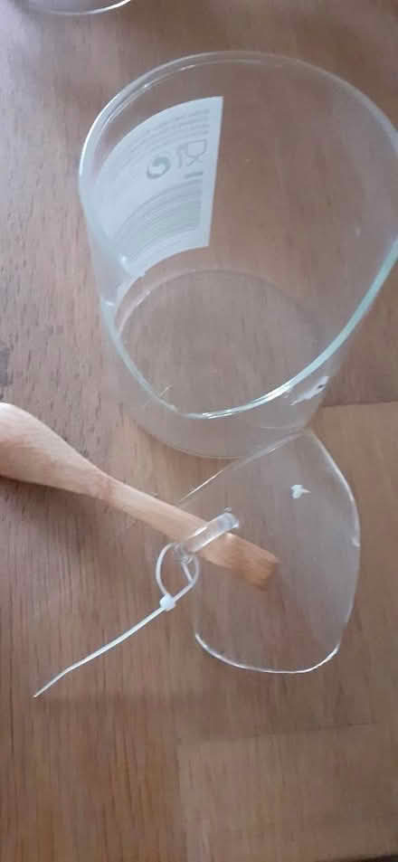 Photo of free 3 Glass storage jars with lids (Enfield EN2) #3