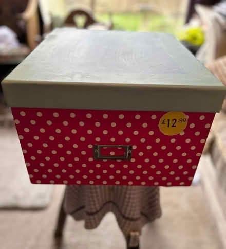 Photo of free Decorative storage box, large, sturdy. (Monks Hill CR2) #2