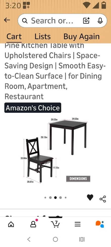 Photo of Small kitchen table for two people (Castro Valley) #1