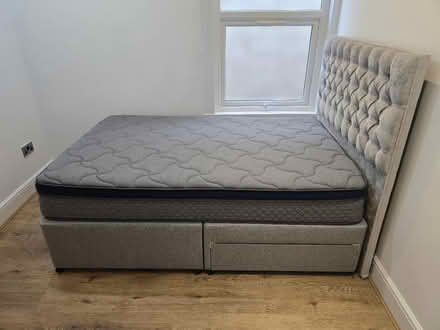 Photo of free Grey double bed (KT2) #3