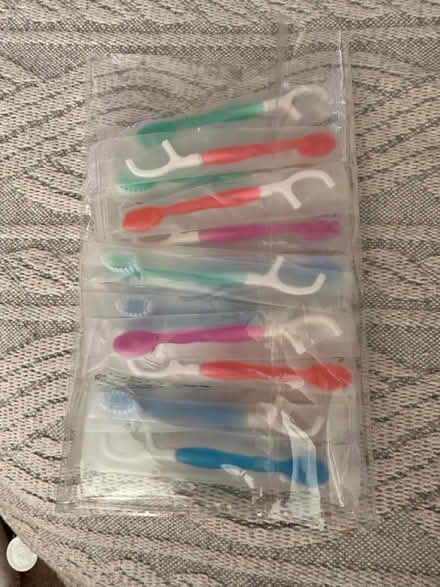 Photo of free Travel toothbrush / floss sticks (RG30, Reading West) #1
