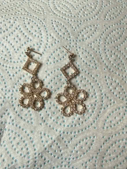 Photo of free Glittering Earrings(used) a pair (Levenshulme M19) #4