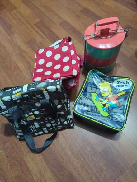 Photo of free 3 lunch bags & a Tiffin lunch box (East Dulwich SE22) #1