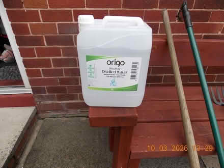 Photo of free distilled water (BL1) #1