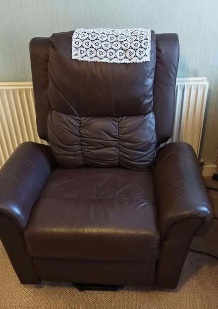 Photo of free Dark brown recliner armchair (Walthamstow Village E17) #1