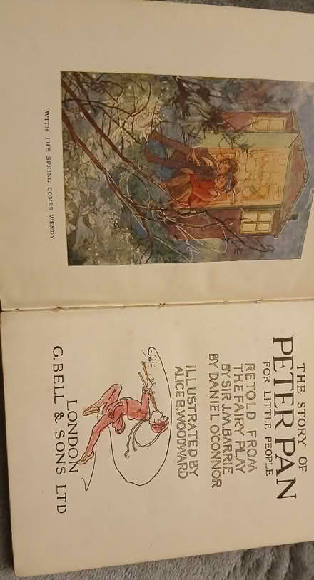 Photo of free 1930s children's book, The Story of Peter Pan (South Croydon CR2) #2