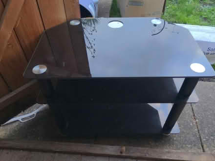 Photo of free Glass TV table (Syon Lane TW7) #1