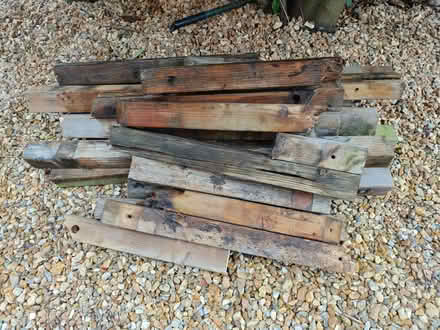 Photo of free Old decking & climbing frame beams for burning (Peachcroft OX14) #1