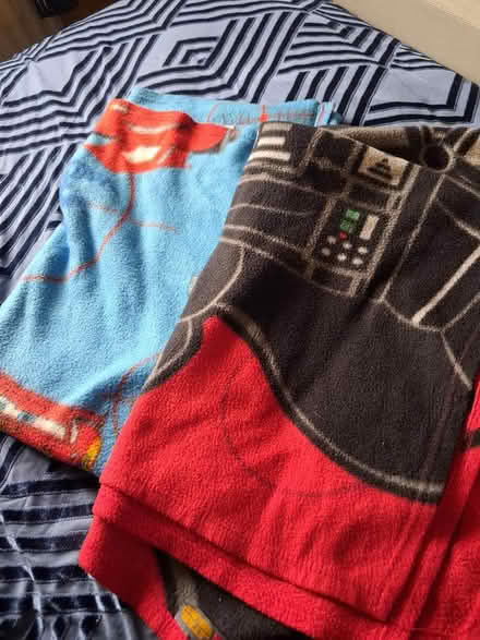 Photo of free 2 boys fleece blankets (Farington PR25) #1