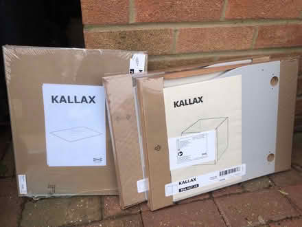 Photo of free IKEA Kallax storage parts (brand new) (Whitehill SG4) #2