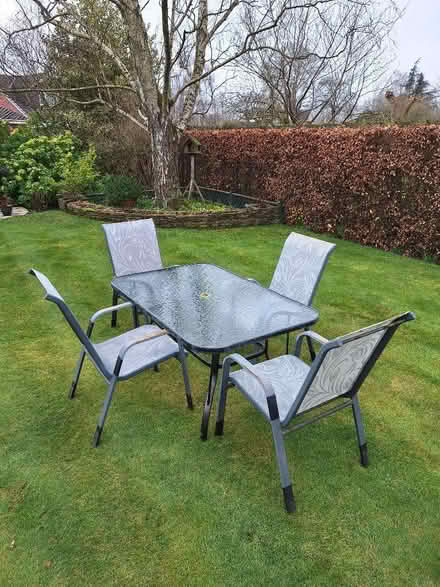 Photo of free Garden table and chairs (Upton CH2) #1