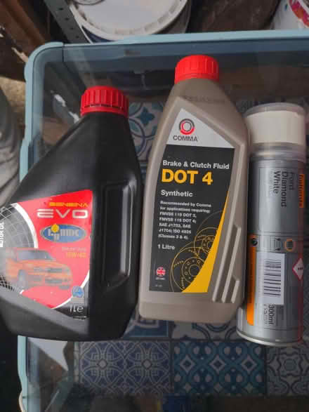 Photo of free Oil, brake fluid, white car spray (Syon Lane TW7) #1