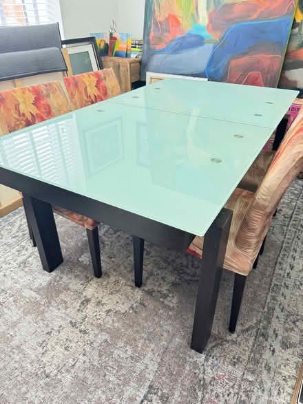 Photo of free Extendable Dining Table and 4 Chairs (Rochford SS4) #1