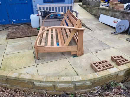 Photo of free Futon sofabed frame (Norton Lees S8) #2