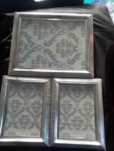 Photo of free 3 new silver colour picture frames (Biggleswade) #1