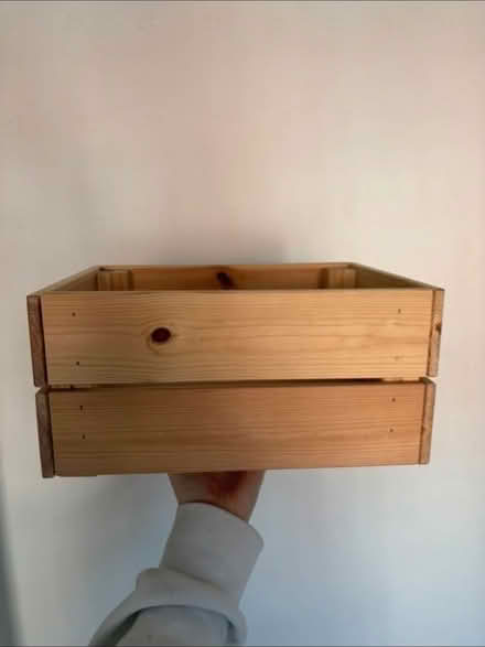 Photo of box like this in grey or wood (Woking GU21) #1