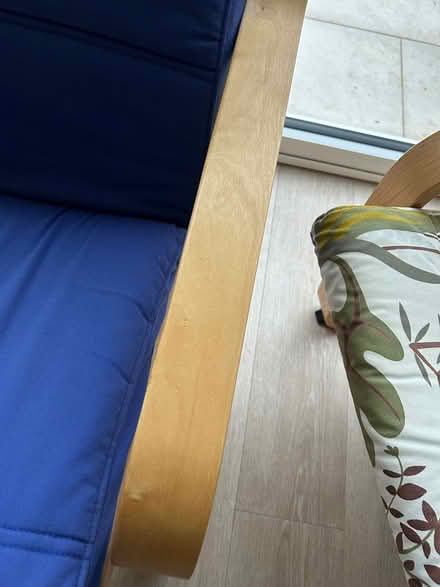 Photo of free IKEA Poang chair and cushion (Horsham, Lambs Farm Rd area) #2