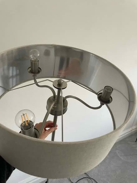 Photo of free Tall grey lamp (KT11) #1