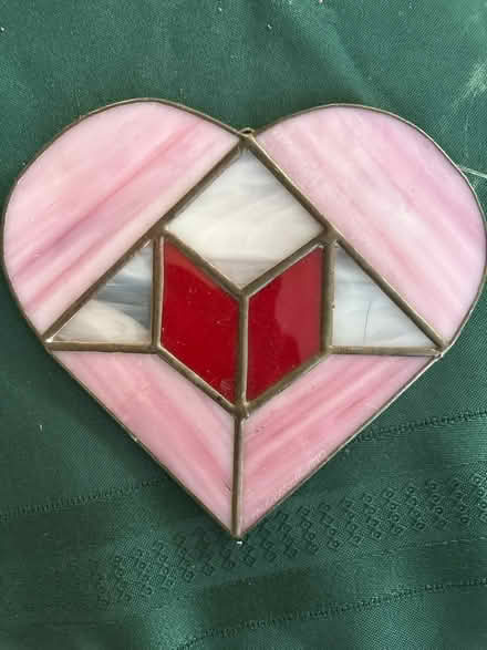 Photo of free Stained glass heart (Ossining) #1