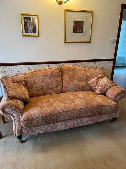 Photo of free 2 chairs, sofa and poufee (Kemsing TN14) #2