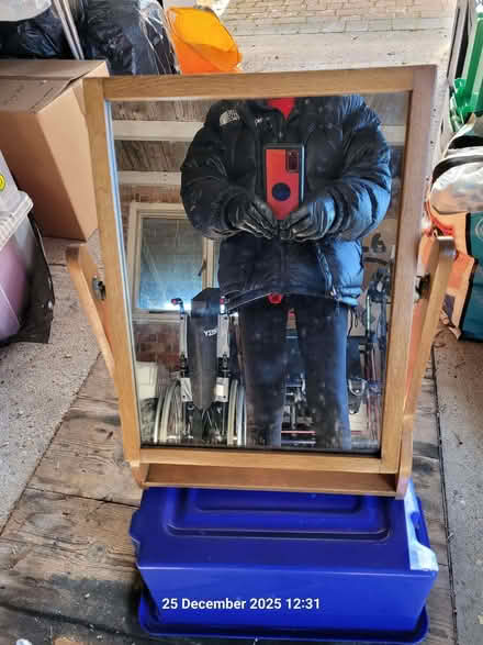 Photo of free Swinging pine mirror for dressing table (Writtle CM1) #1