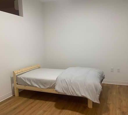 Photo of free Single Bed Luroy base and Mattress (North Van buren st, Milwaukee) #1