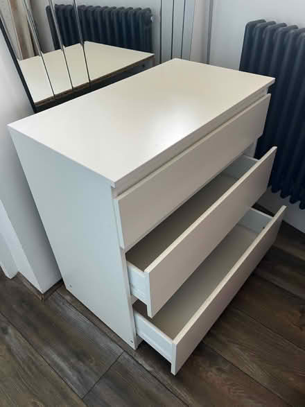 Photo of free Chest of drawers, IKEA, white (NW6 Kilburn) #1