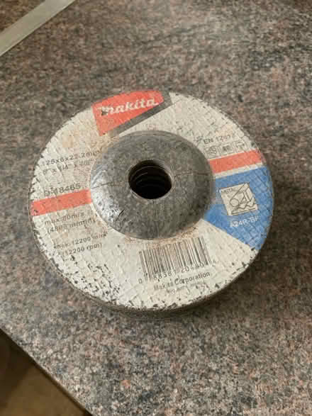 Photo of free 125mm Grinding Discs (Wood Street Village GU3) #1