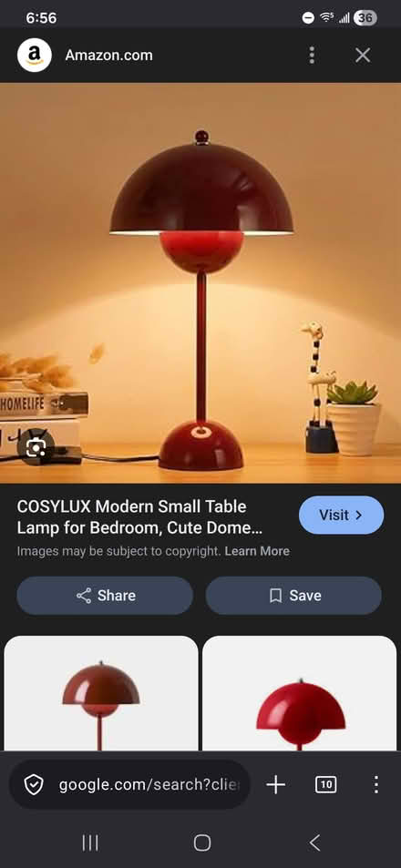 Photo of dark red lamps (Wake forest) #2