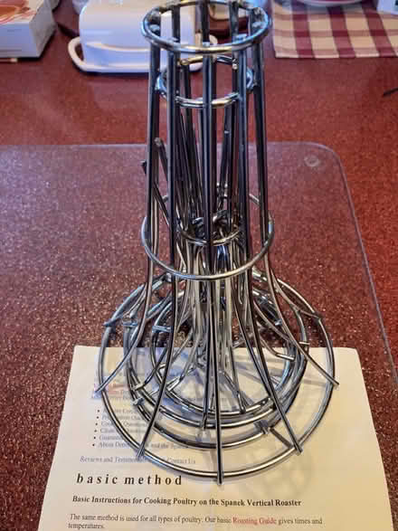 Photo of free Spanek Vertical Chicken Roaster (Kintnersville PA - Upper Bucks) #1