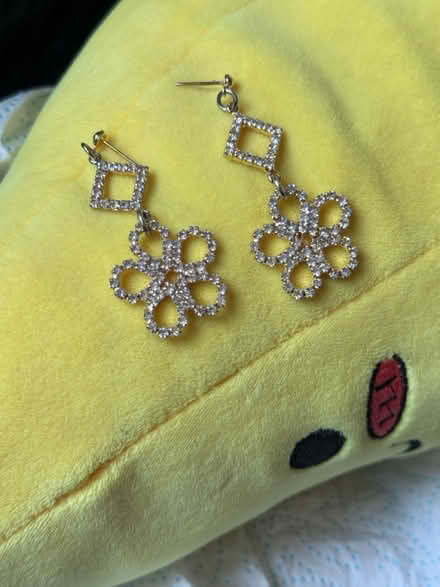 Photo of free Glittering Earrings(used) a pair (Levenshulme M19) #1