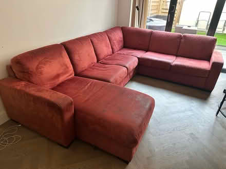 Photo of free Red sofa (SW2) #2
