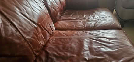 Photo of free leather couch (Near ABT electronics) #1