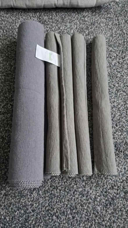 Photo of free Grey placemats, runner & cushions (S41. Chesterfield) #1