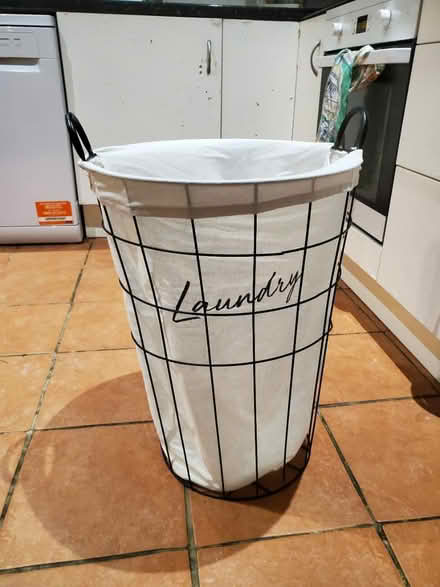 Photo of free Large metal laundry basket (Wood Green N22) #1