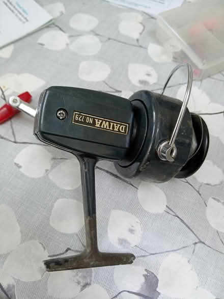 Photo of free Child's fishing box with reels (Chiswell Green AL2) #2