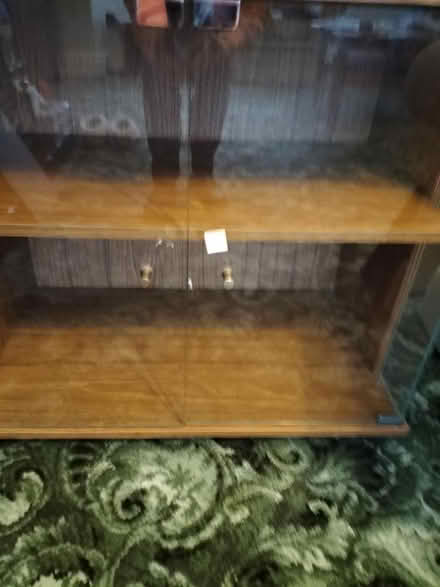 Photo of free Glass Fronted Cabinet. Ex Cond (Hilsea Portsmouth PO2) #2