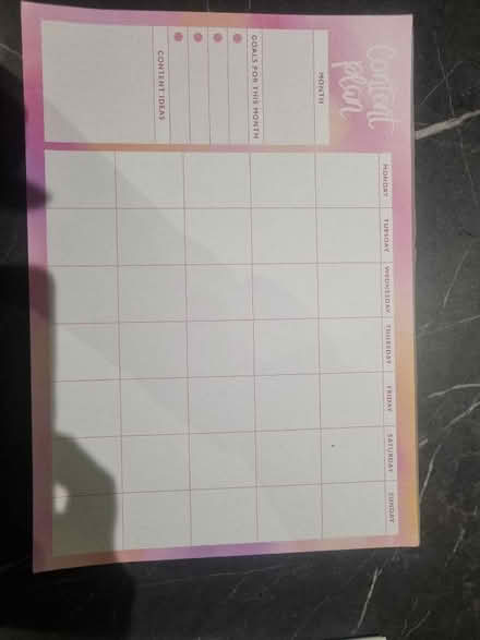 Photo of free Social media content planner (Coldean BN1) #1