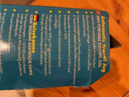 Photo of free Mini portable electric kettle (Churchgate EN8) #3