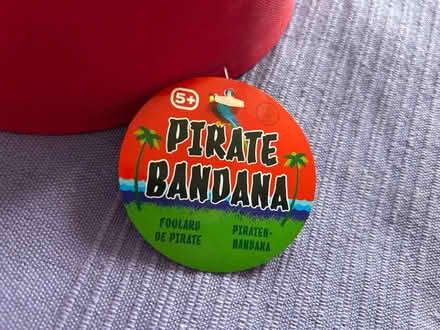 Photo of free Red pirate bandana (Barkham RG41) #2