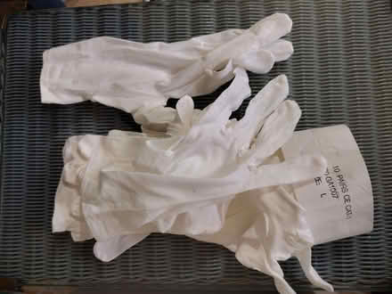 Photo of free White cotton gloves (Crookesmoor S6) #1