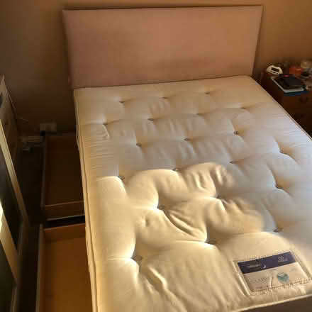 Photo of free King size bed mattress n headboard (Blackpool FY4) #1