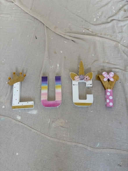 Photo of free “LUCY” wall mounted letters (Beckenham BR3) #1