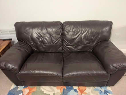 Photo of free Leather Sofa (Woodloes Park CV34) #1