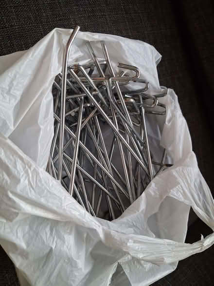 Photo of free Approx 50 hooks for small-pitch grid wall panels (Woodlands TW7) #2