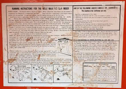 Photo of free Electric Concrete Mixer (Sandford, near Crediton) #4